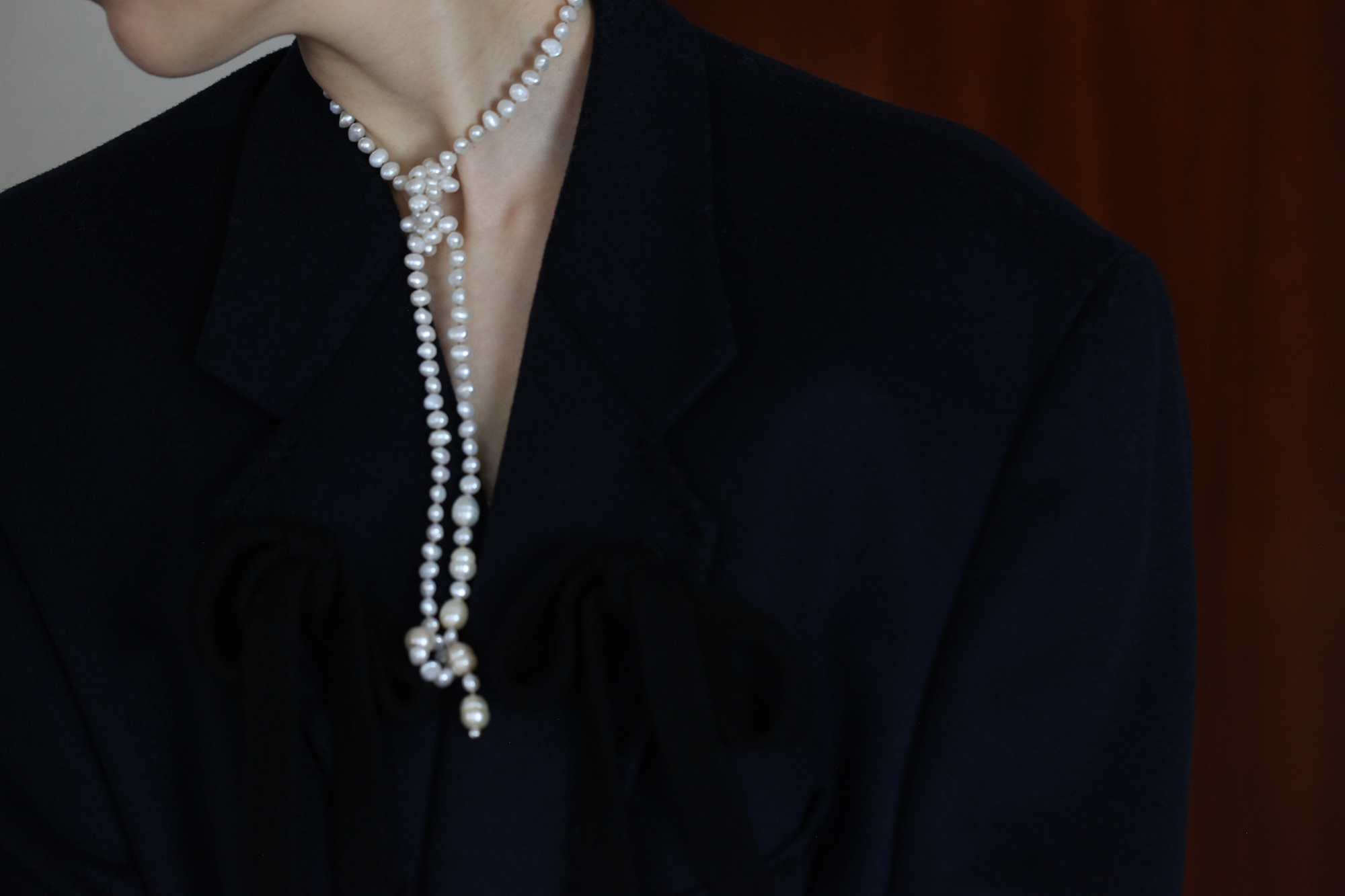 ALL KNOT LARIAT_BEIGE