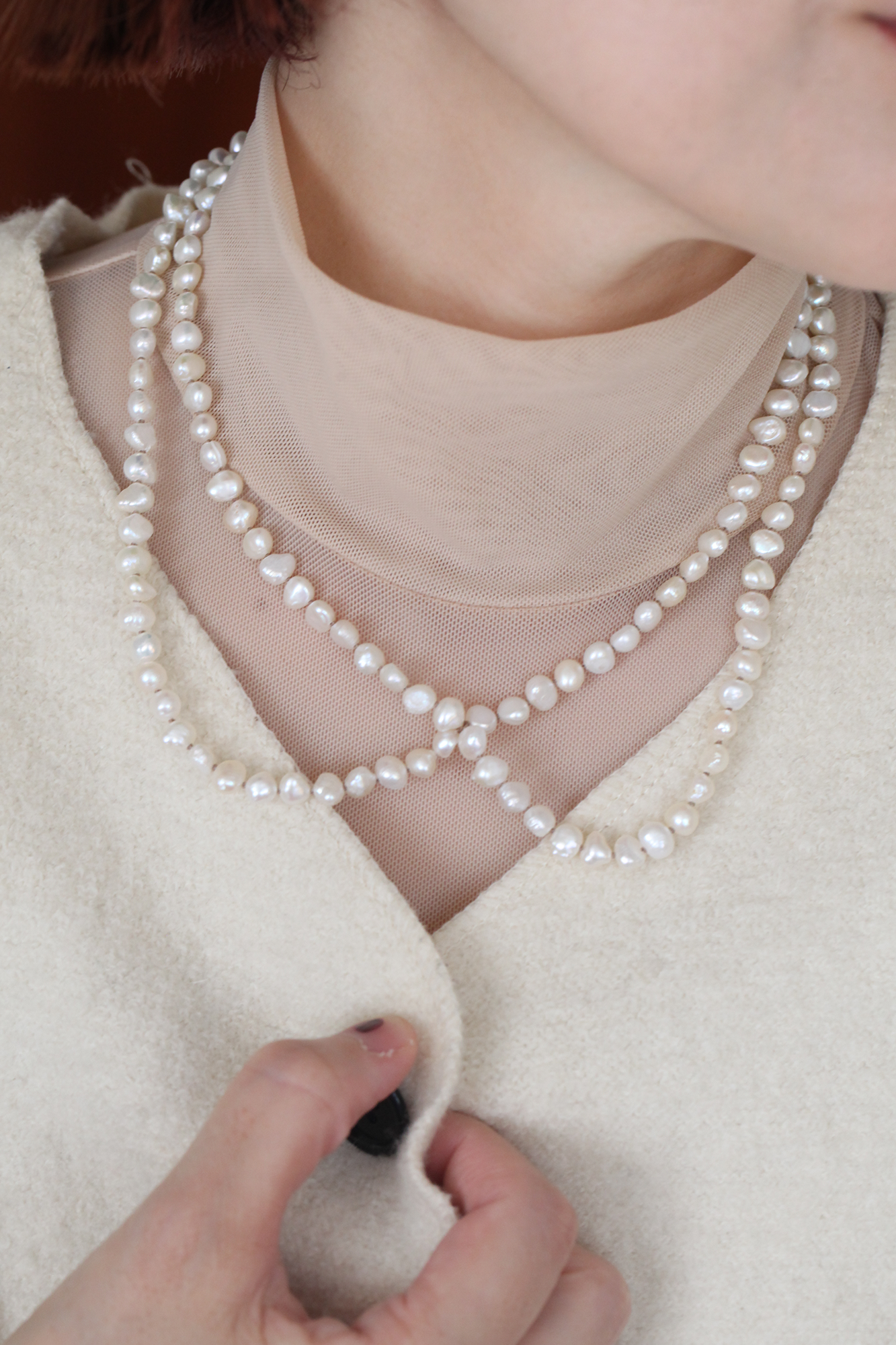 mayumimurasawa ALL KNOT takamamaコラボ パール 受注】ALL KNOT COLLAR – mayumi murasawa