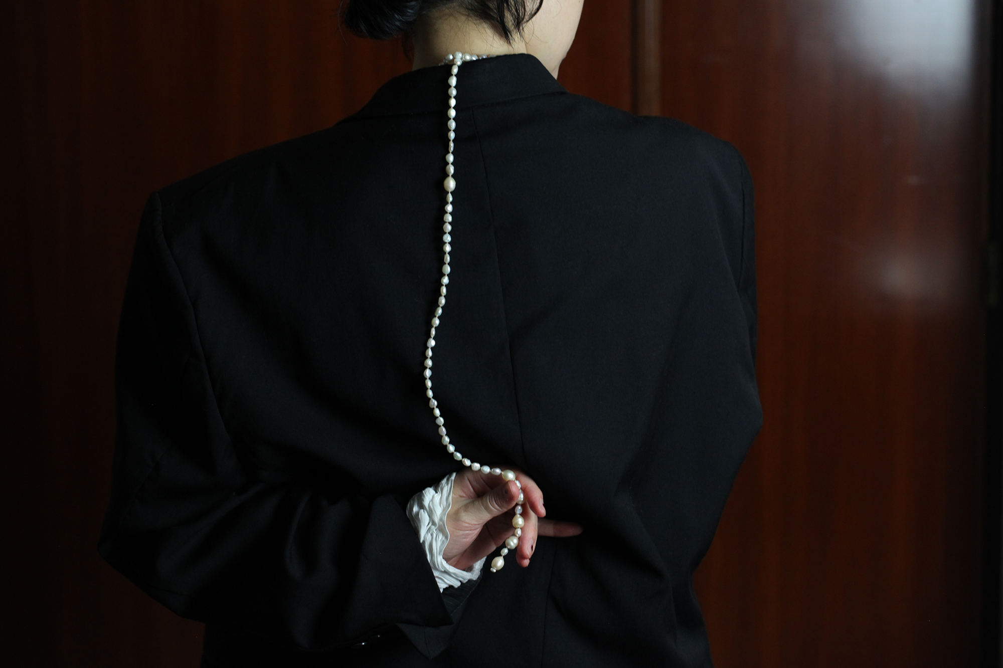 ALL KNOT LARIAT_BEIGE