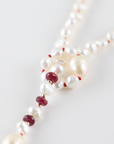 【受注】ALL KNOT RUBY_LARIAT