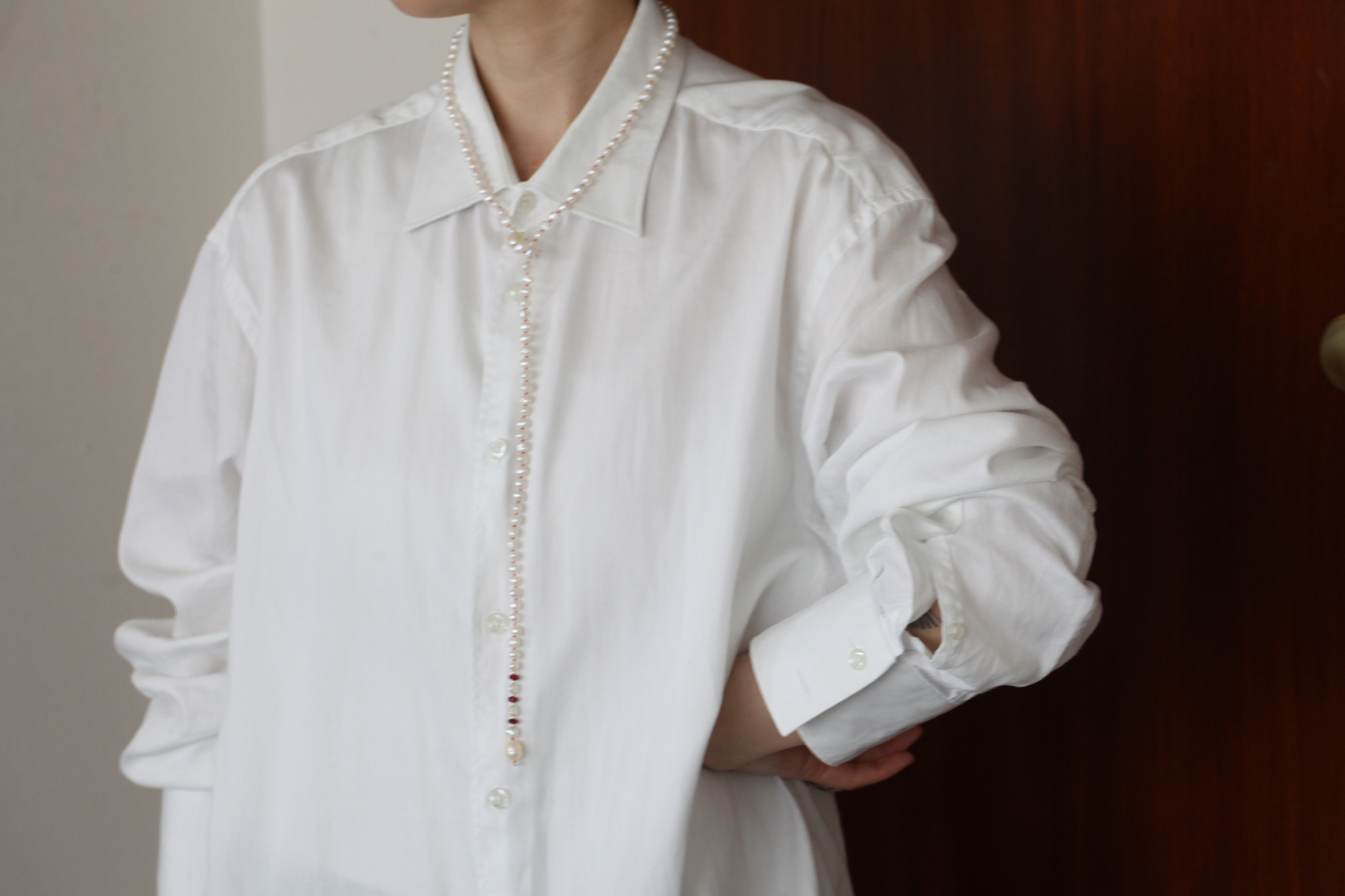 【受注】ALL KNOT RUBY_LARIAT