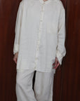 mayumi murasawa shirt_オーガニックコットン_スタンドシャツ