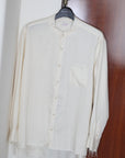 mayumi murasawa shirt_オーガニックコットン_スタンドシャツ