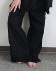 mayumi murasawa shirt_黒コットン_パンツ