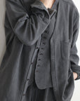 mayumi murasawa shirt_パイルコットン_Vシャツ