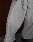 mayumi murasawa shirt_ベージュチェック_パンツ