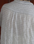 mayumi murasawa shirt_ベージュチェック_シャツ