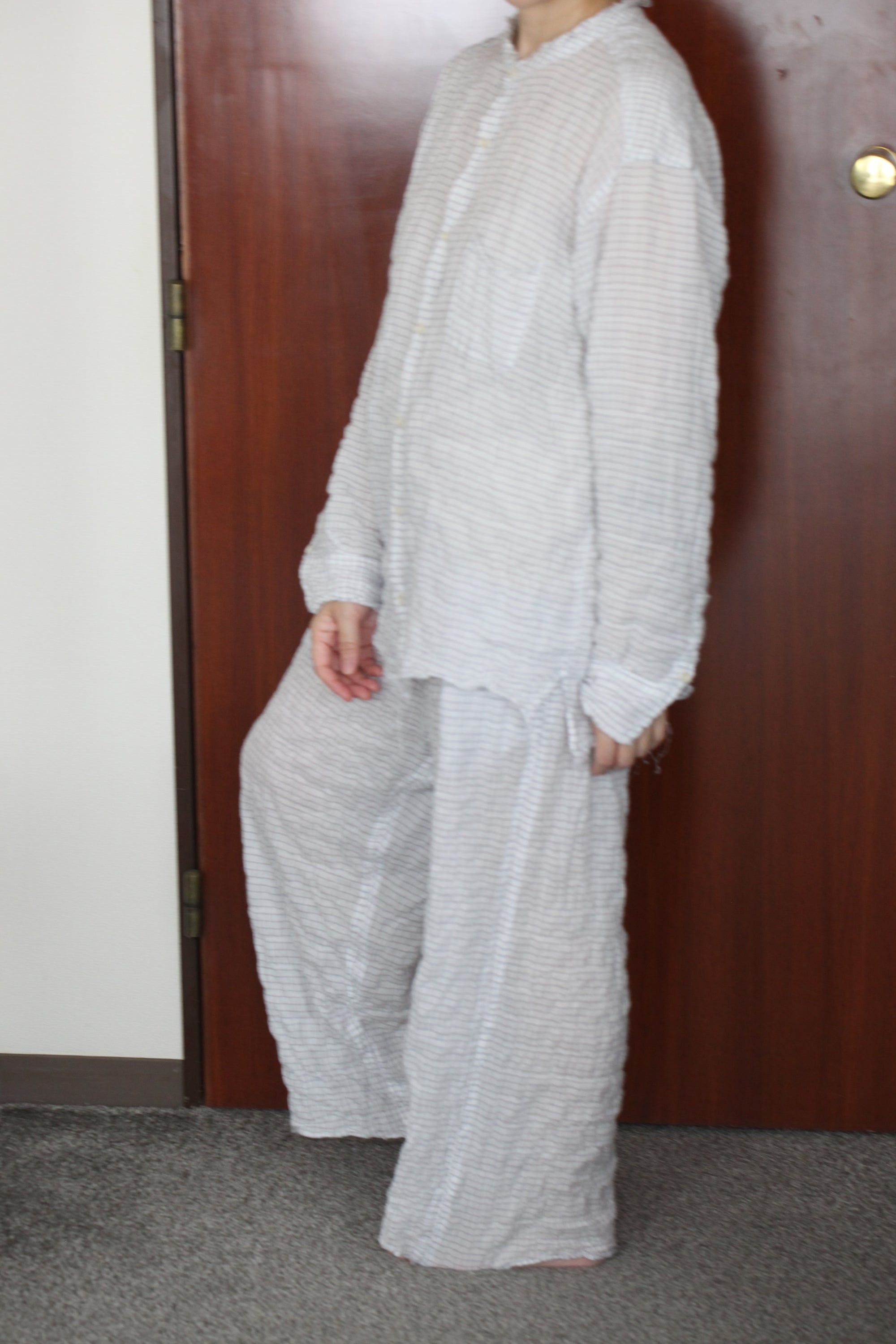 mayumi murasawa shirt_白黒チェック_シャツ