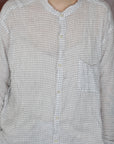 mayumi murasawa shirt_白黒チェック_シャツ