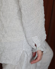 mayumi murasawa shirt_白黒チェック_シャツ