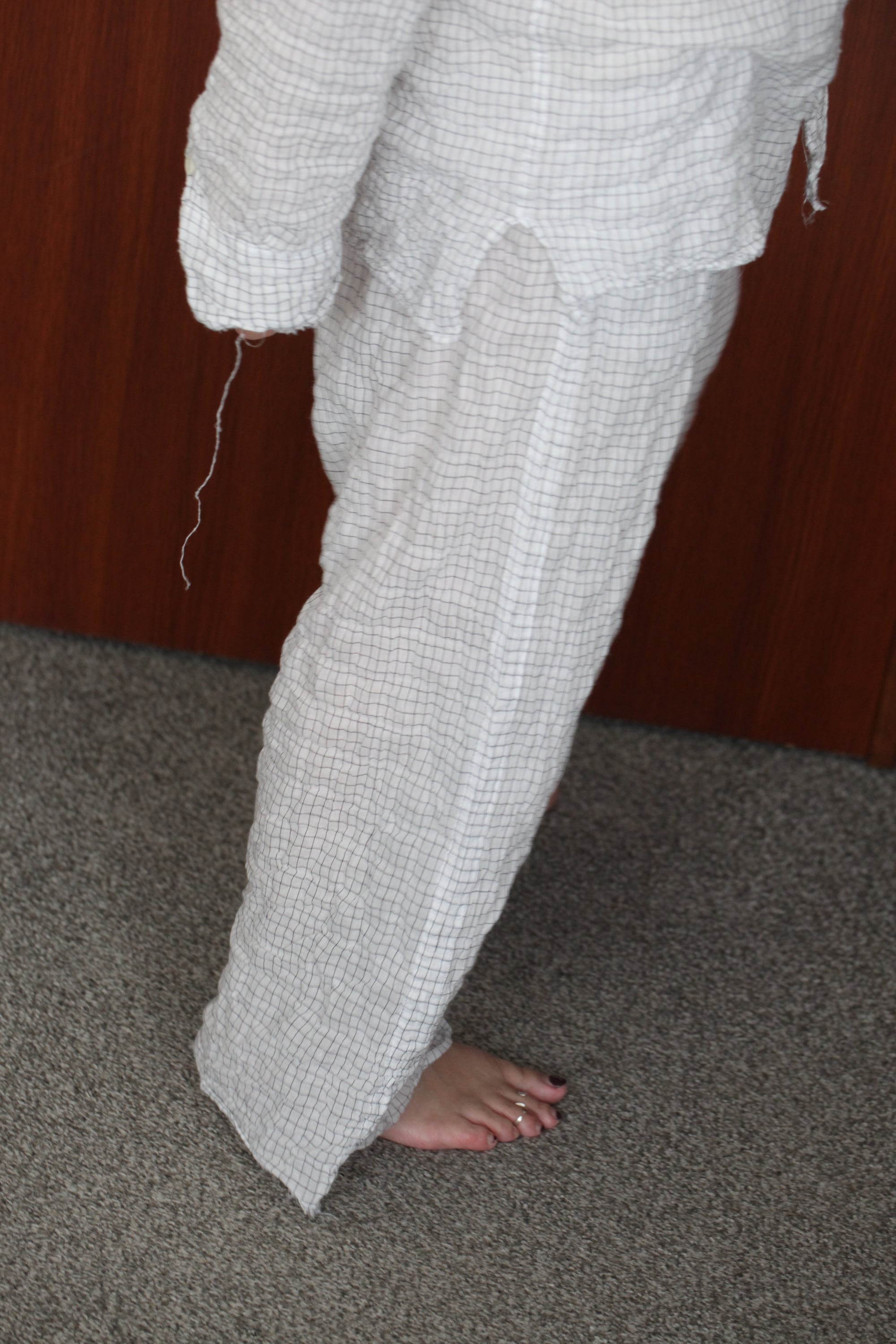 mayumi murasawa shirt_白黒チェック_パンツ