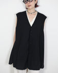 mayumi murasawa shirt_ウールネイビー _ベスト