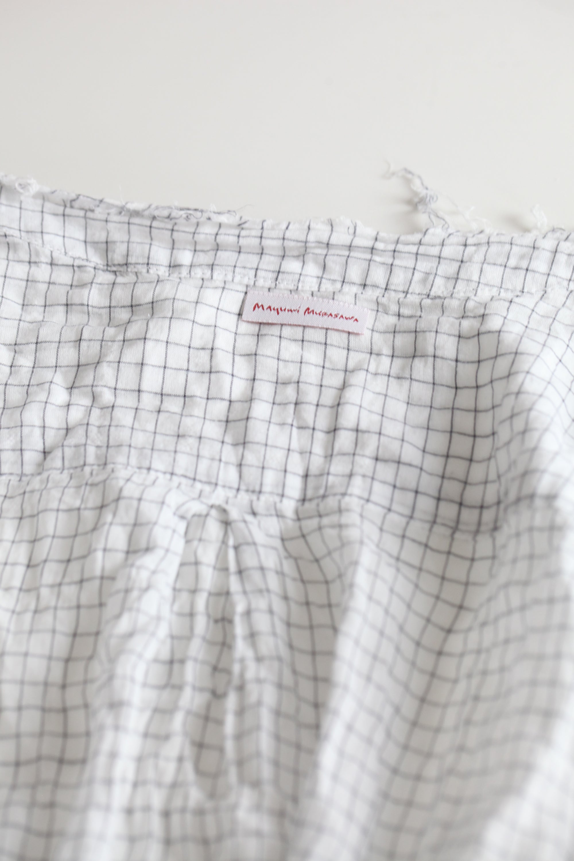 mayumi murasawa shirt_白黒チェック_シャツ