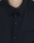 Yang Shirt ヤンシャツ_ウールネイビー