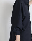 Yang Shirt ヤンシャツ_ウールネイビー