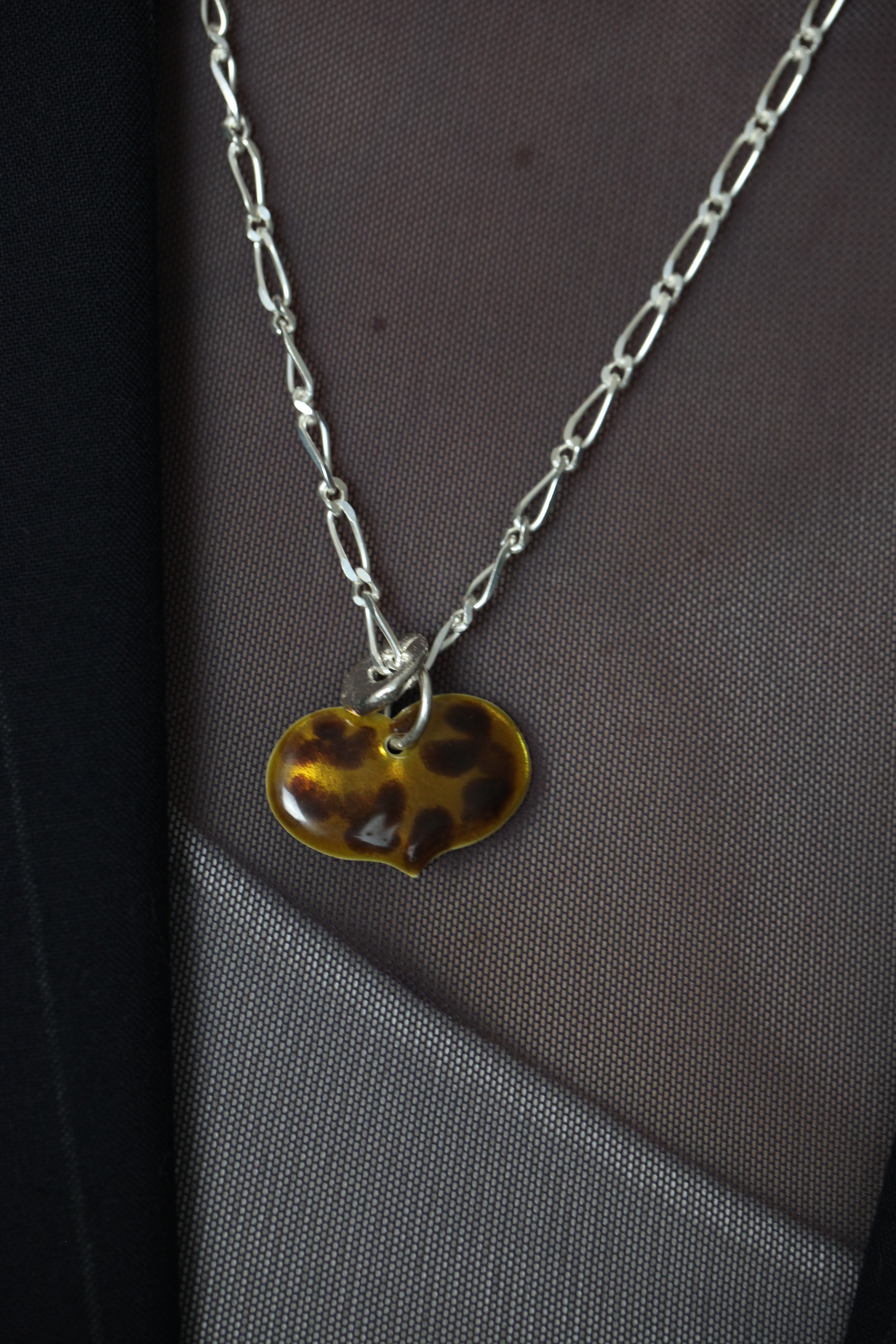 ビッグハートチャーム_七宝_べっこう – mayumi murasawa