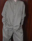 mayumi murasawa shirt_ベージュ_スタンドシャツ