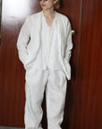 mayumi murasawa shirt_白_スタンドシャツ