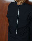 ALL KNOT BLACK SPINEL_LARIAT