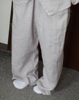 mayumi murasawa shirt_リネン和紙_パンツ