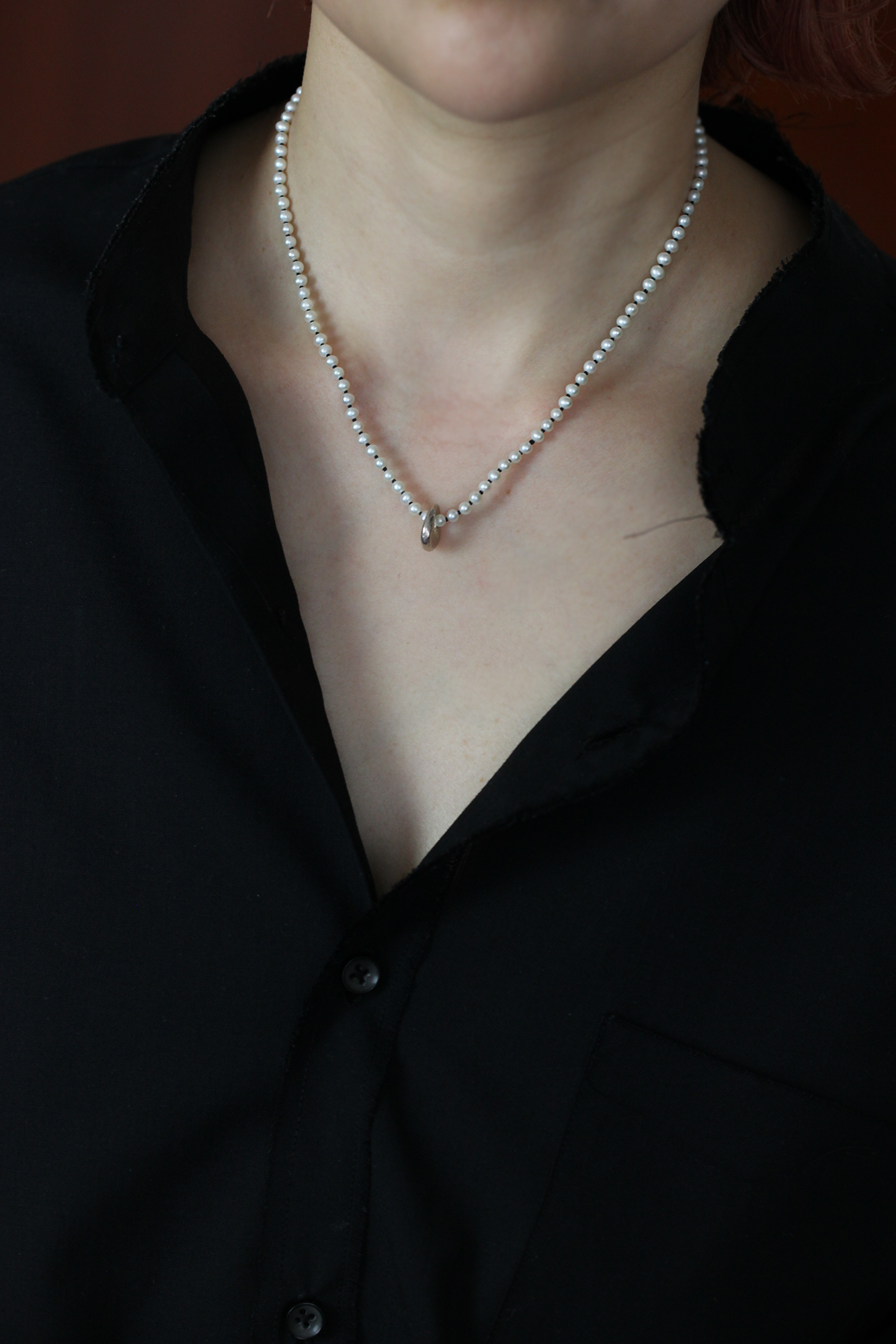 MAYUMI MURASAWAALL KNOT COLLAR パールネックレス