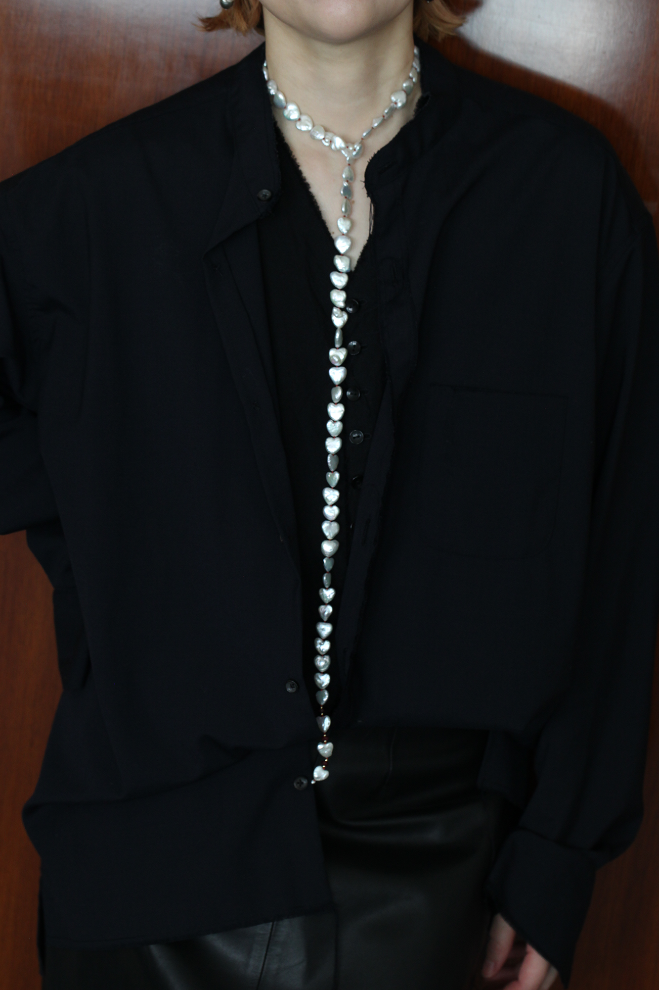ALL KNOT RUBY HEART_LARIAT