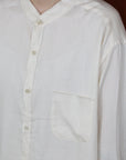 mayumi murasawa shirt_オーガニックコットン_スタンドシャツ