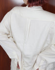mayumi murasawa shirt_オーガニックコットン_スタンドシャツ