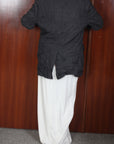 2_黒染ジャケットシャツ+えりネックレス