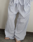 mayumi murasawa shirt_ブルーストライプ_パンツ