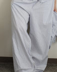 mayumi murasawa shirt_ブルーストライプ_パンツ