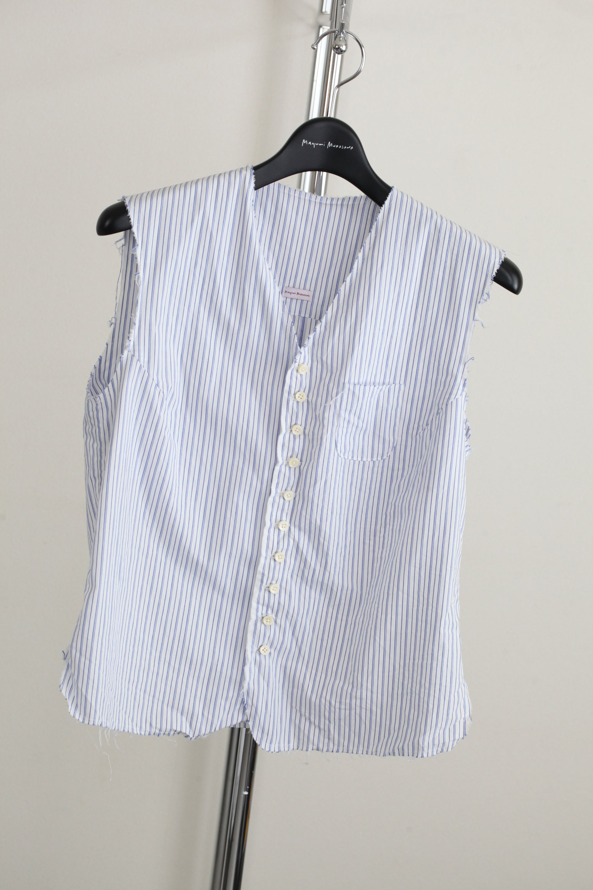 mayumi murasawa shirt_ブルーストライプ_ベスト