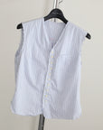 mayumi murasawa shirt_ブルーストライプ_ベスト