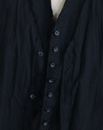 mayumi murasawa shirt_黒コットン_Vシャツ