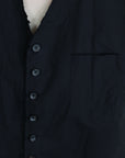 mayumi murasawa shirt_黒コットン_ベスト