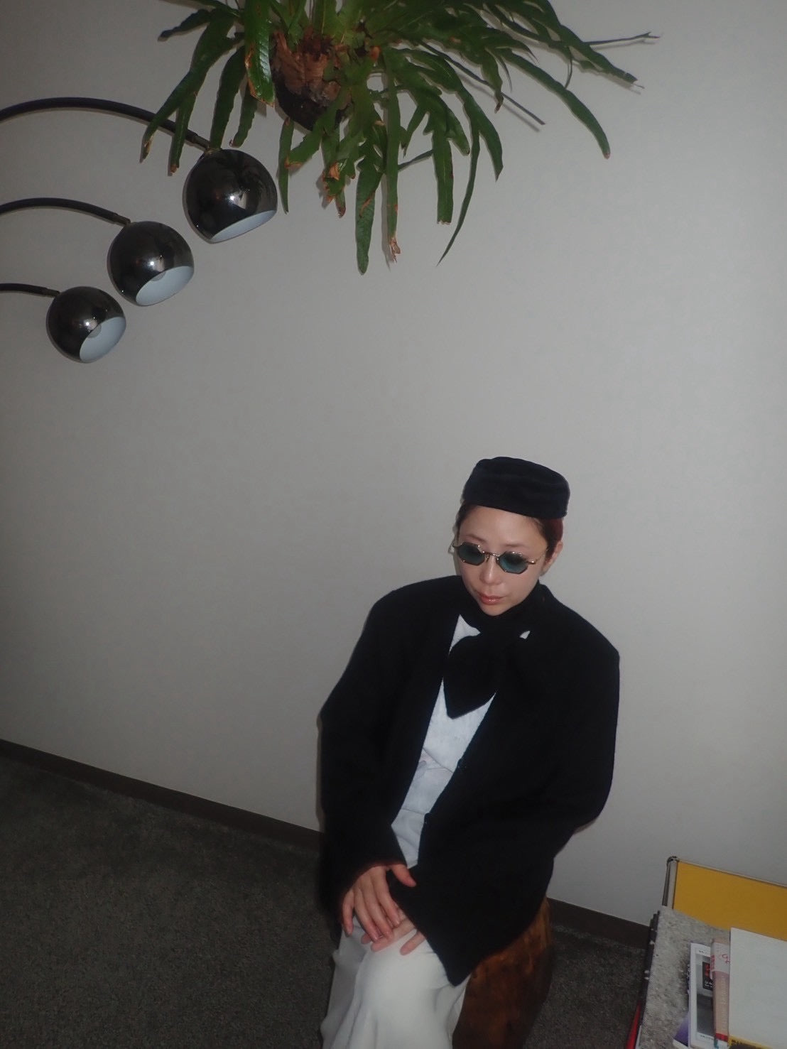 ミニスカーフ_黒