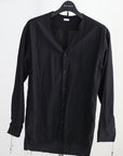 mayumi murasawa shirt_黒コットン_Vシャツ