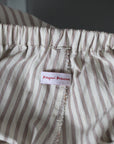 mayumi murasawa shirt_ベージュストライプ_パンツ