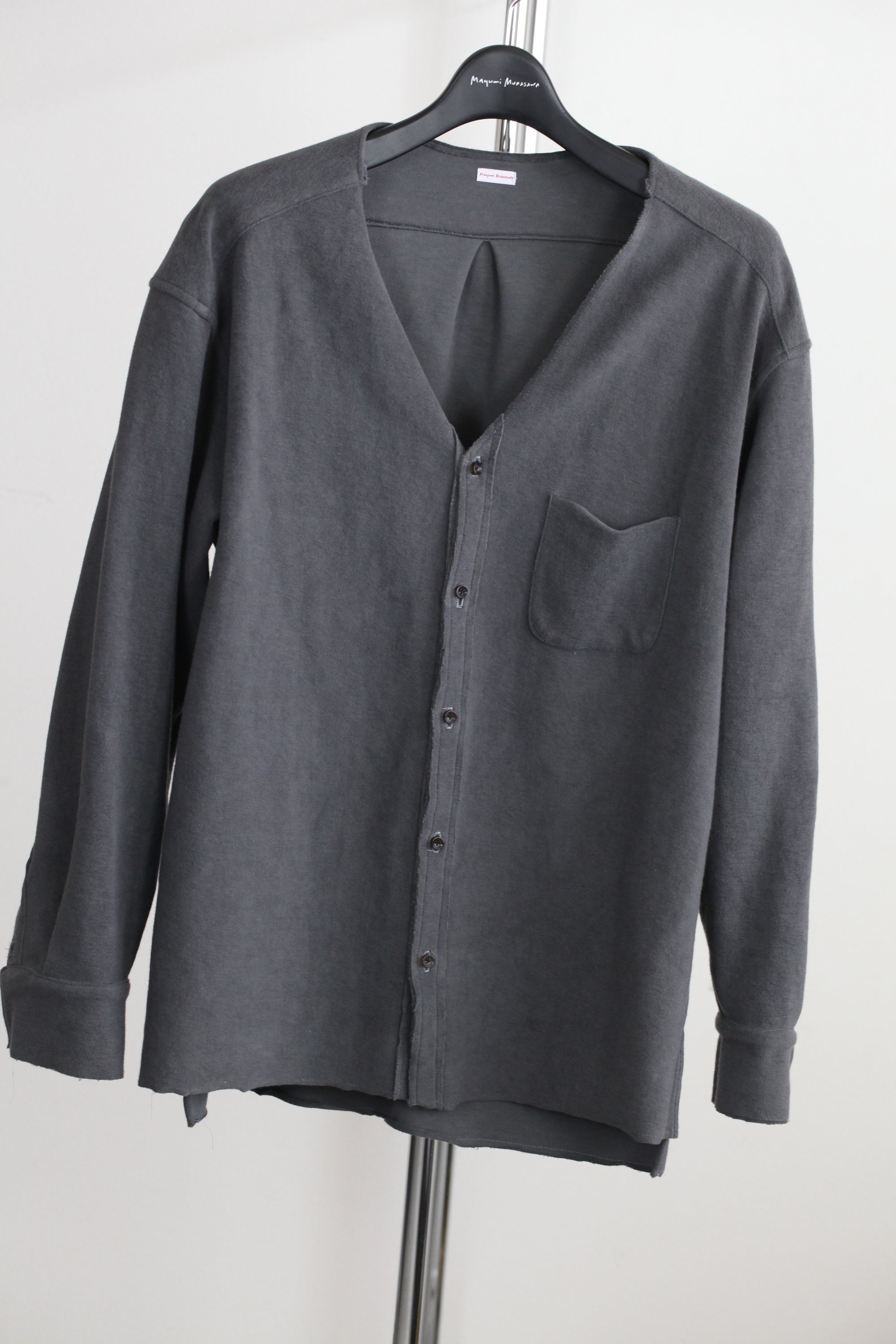 mayumi murasawa shirt_パイルコットン_Vシャツ