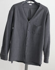 mayumi murasawa shirt_パイルコットン_Vシャツ