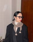 Cashmere mini scarf_Gray