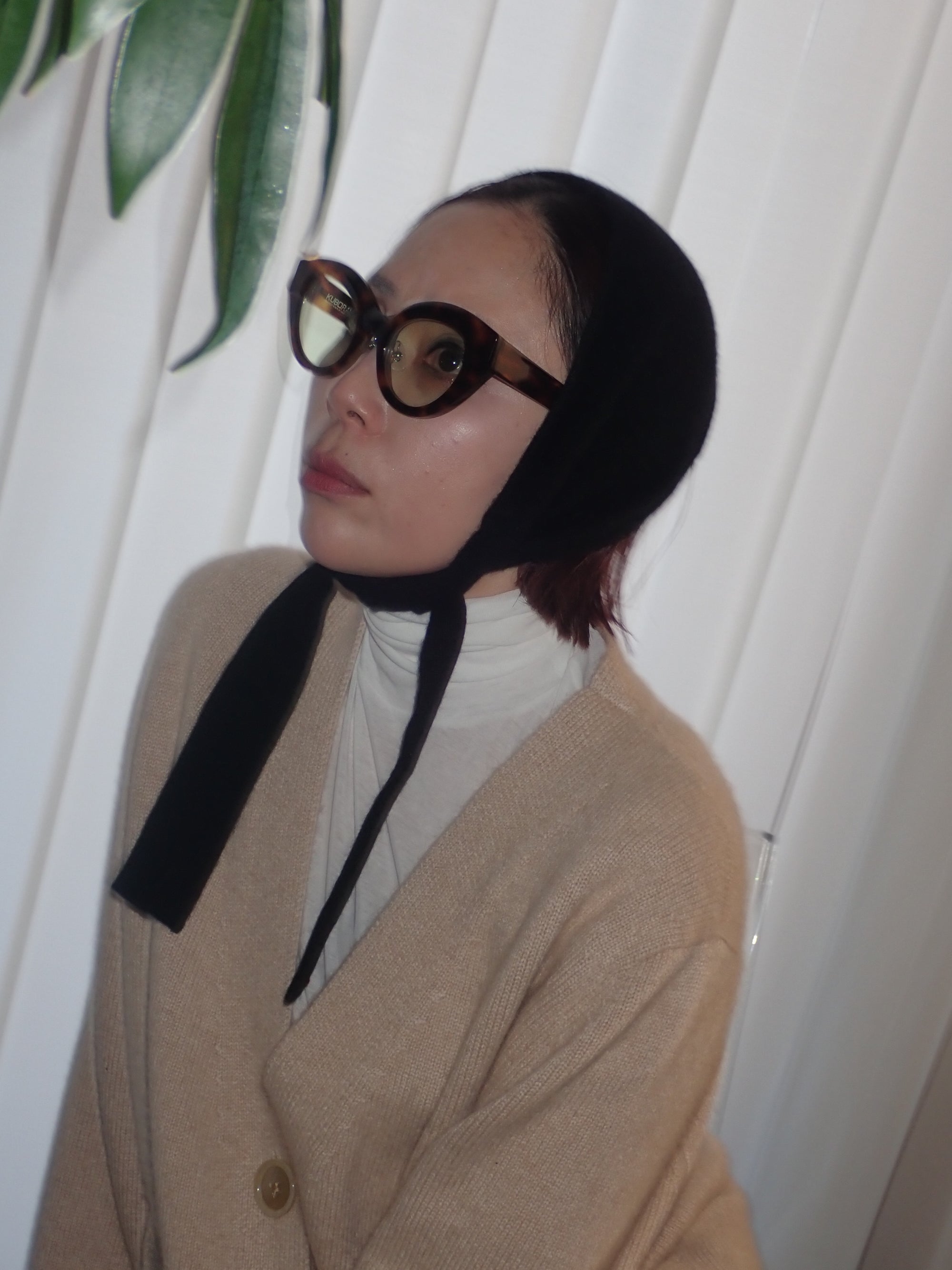 紐付きヘアバンド_パイル