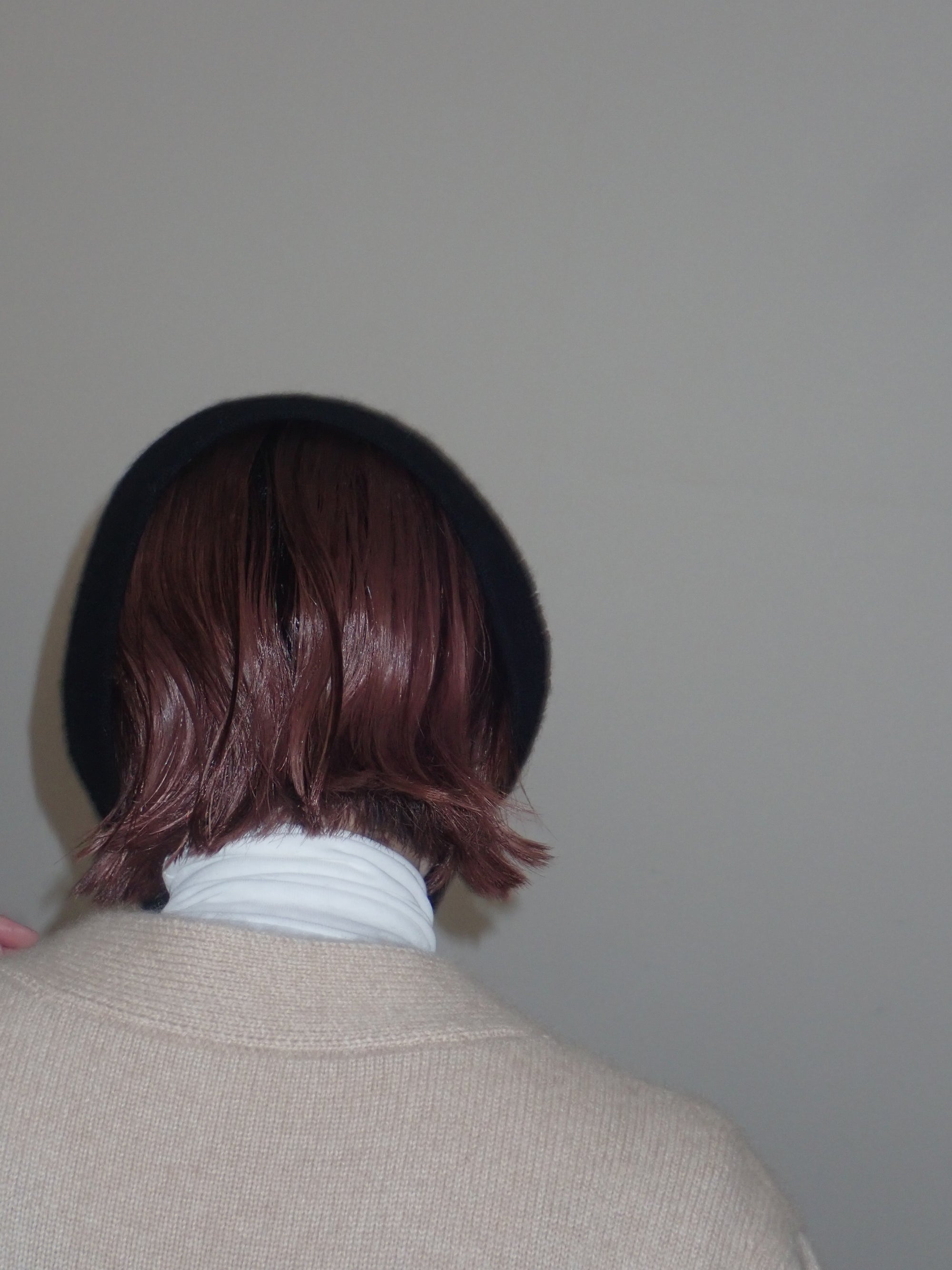 紐付きヘアバンド_パイル