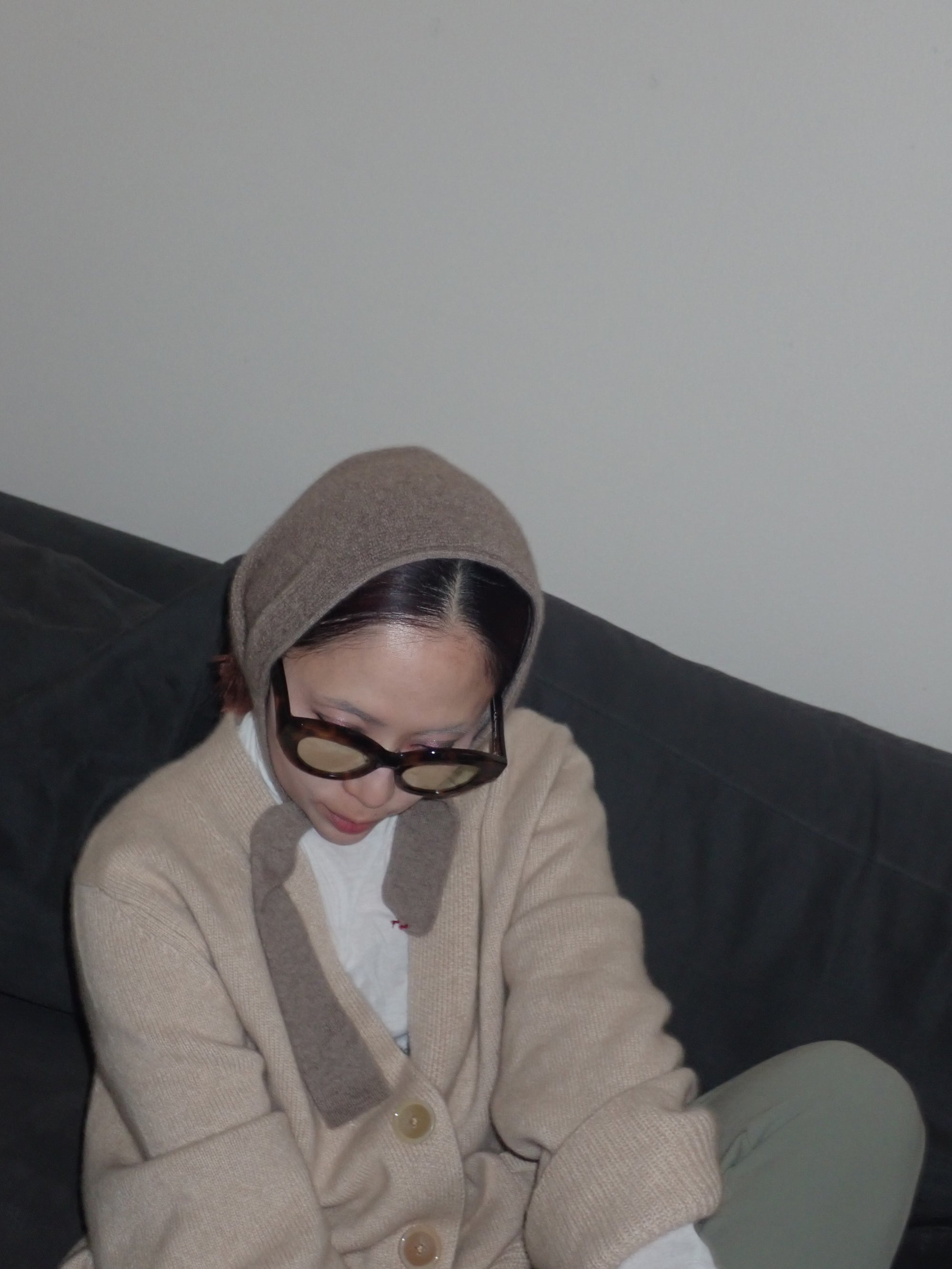 紐付きヘアバンド_パイル