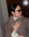 Cashmere mini scarf_Gray