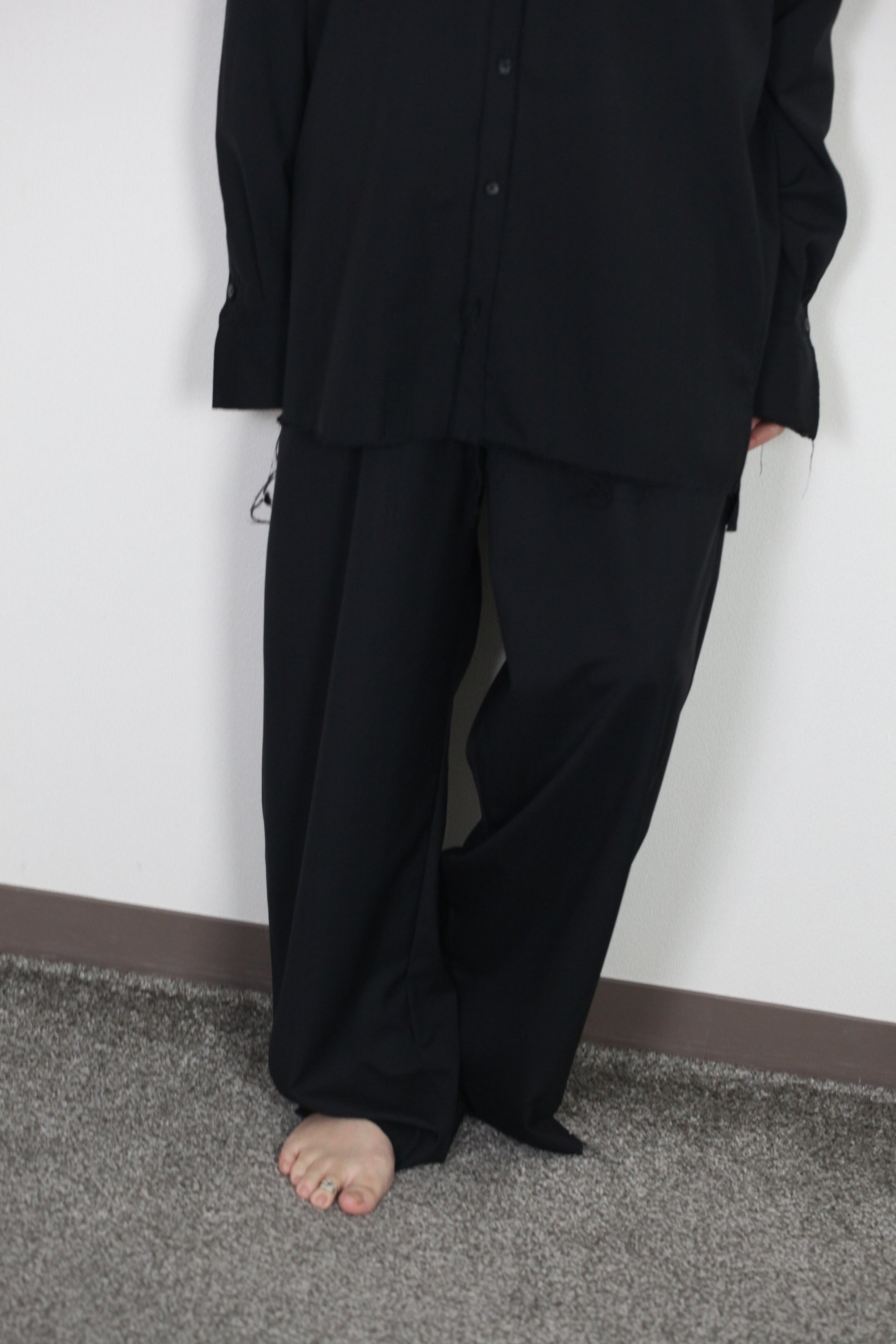 mayumi murasawa shirt_ウールブラック_パンツ