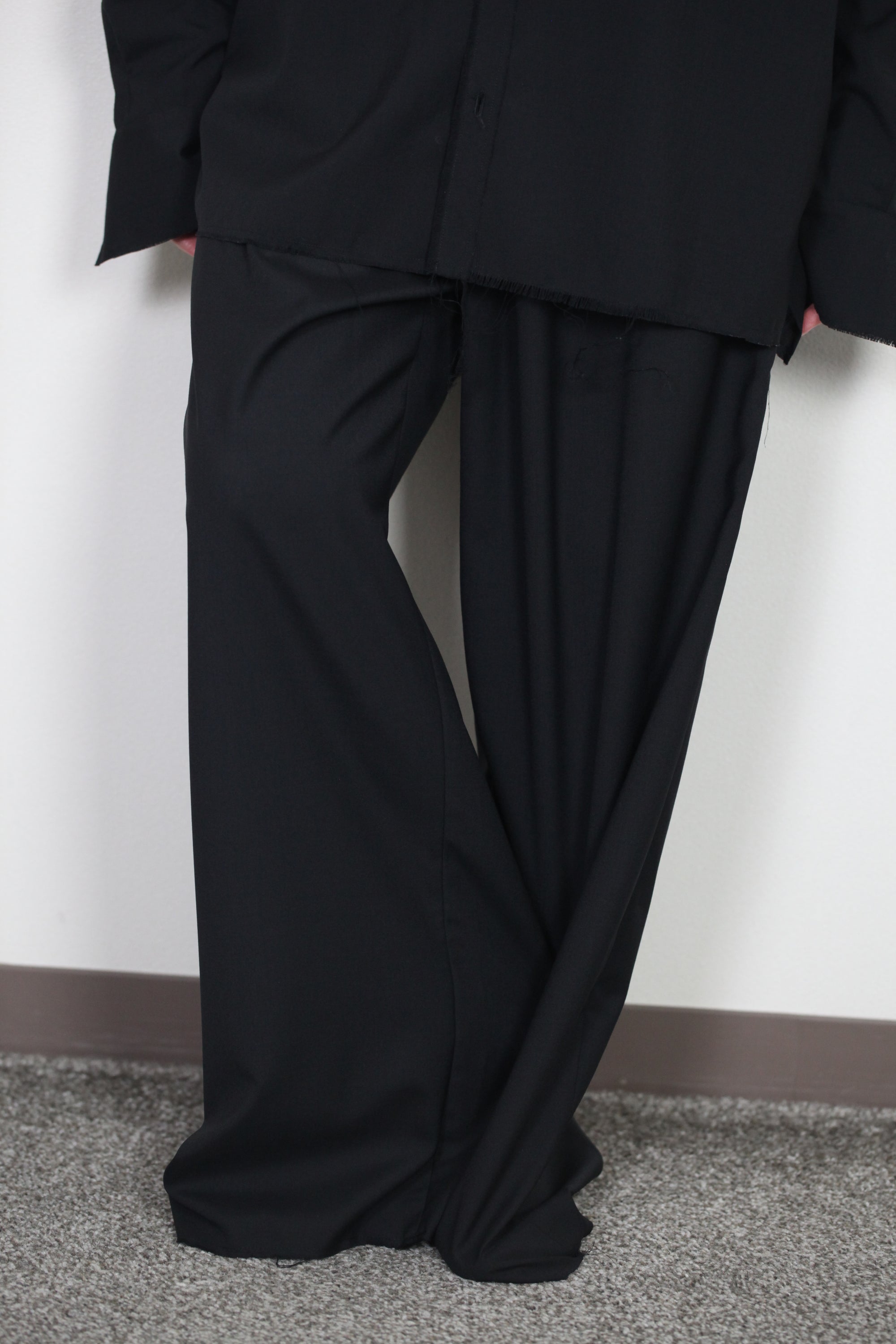 mayumi murasawa shirt_ウールブラック_パンツ