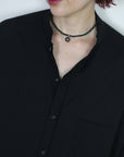 mayumi murasawa shirt_ウールブラック_スタンドシャツ