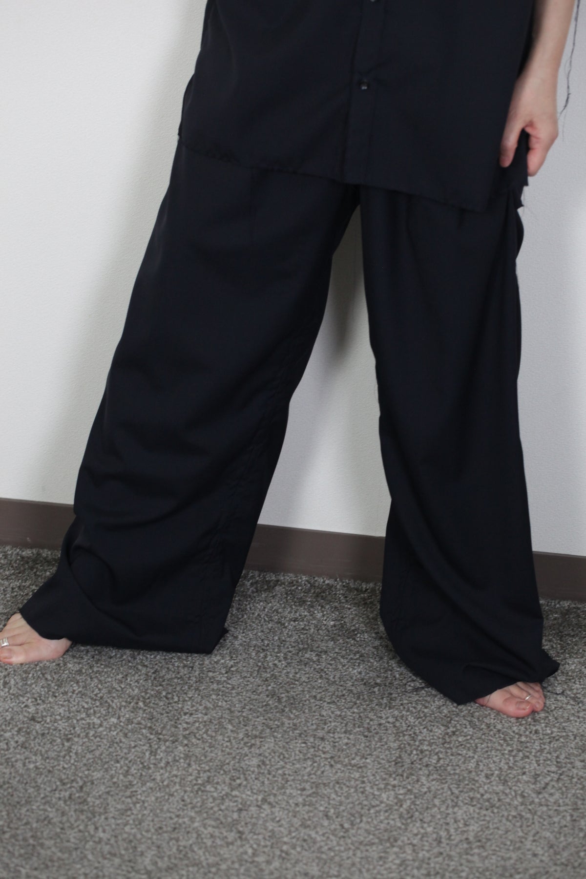 mayumi murasawa shirt_ウールネイビー _パンツ