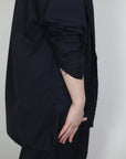 mayumi murasawa shirt_ウールネイビー _Vシャツ